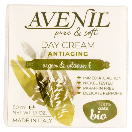 Avenil pure & soft Crema Giorno Antietà argan & vitamina E 50 ml